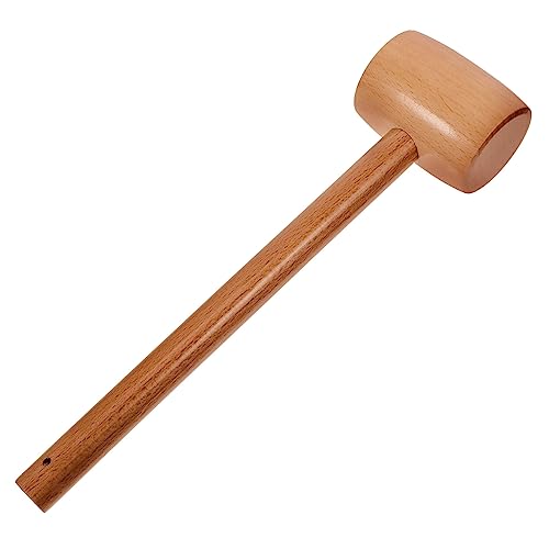 ibasenice Mini-holzhammer Eierhammer Miniatur Bastelhammer Kleinkindspielzeug Junge Schweißen Krabbelndes Babyspielzeug Kriechende Krabbe Jungs Xylophon Bausatz Spielzeugautos Light Brown von ibasenice