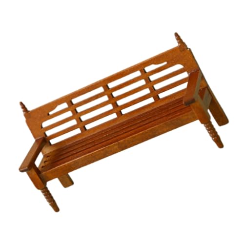 ibasenice Miniatur Gartenbank Dekoration Handgefertigte Mini Gartenbank für DIY Landschaften Vielseitig für Puppenhaus Micro Landschaft für Gartenliebhaber Langlebig und Detailreich ibasenice Miniatur Gartenbank Dekoration Handgefertigte Mini Gartenbank für DIY Landschaften Vielseitig für Puppenhaus Micro Landschaft für Gartenliebhaber Langlebig und Detailreich von ibasenice