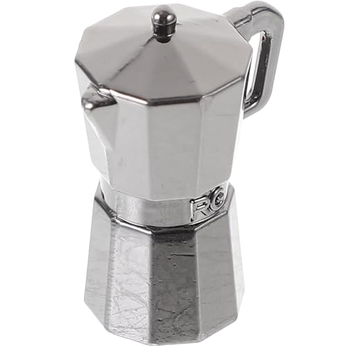 ibasenice Miniatur Kaffee Pot Für Puppenhaus Kleiner Kaffeekocher Realistisches Küchenzubehör Perfekt Für Puppenhaus Szenen Und Dekoration von ibasenice