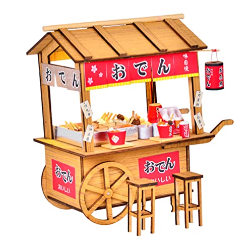 ibasenice Miniatur Oden Set Puppenhaus Zubehör DIY Mini Kart Für Kreative Spielwelten Japanisches Design Perfekte Ergänzung Für Miniatur Und Dekoration von ibasenice