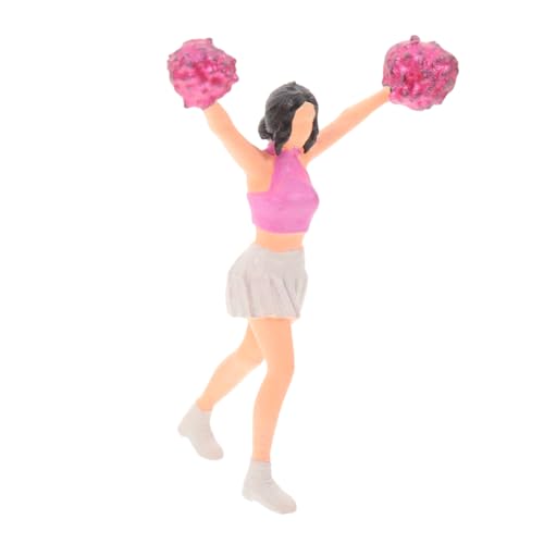 ibasenice Miniatur Puppenfigur Cheerleader Puppen Als Einweihungsgeschenk Und Mini Cheerleader Statue Mit Puppe Cheerleader Und Miniatur Puppe von ibasenice