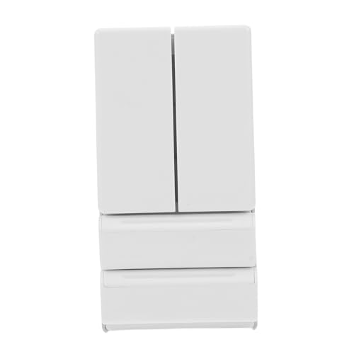 ibasenice Miniatur Puppenhaus Kühlschrank Weiß mit Doppel-tür und Beleuchtung Kühlschrank für Küchen-Accessoire für Puppenhaus Party Festdekoration ibasenice Miniatur Puppenhaus Kühlschrank Weiß mit Doppel-tür und Beleuchtung Kühlschrank für Küchen-Accessoire für Puppenhaus Party Festdekoration von ibasenice