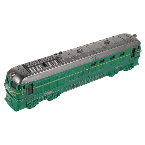 ibasenice Modelleisenbahn Eisenbahnspielzeug Zug Jungs-Spielzeug Mr. Tumble Toys Spielzeug mit Licht und Sound Kinder Spielzeugauto Züge Modell Trägheitszüge Spielzeug Abs Green von ibasenice