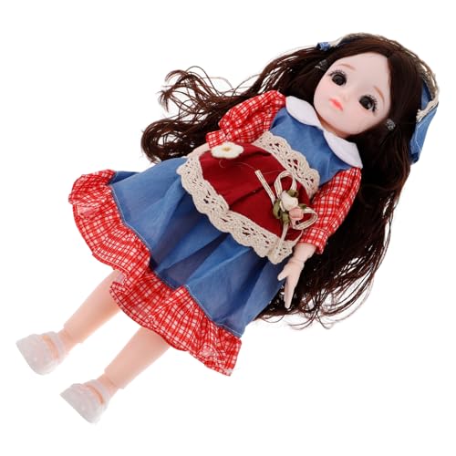 ibasenice Modepuppe Anime-Puppen Kleidungsoutfit Bjd-Puppe Hübsches Kugelgelenk Kugelgelenkpuppen DIY-Puppen Spielzeugfiguren Figuren Spielfiguren Spielsets Actionfigur DIY-Spielzeug Plastik von ibasenice