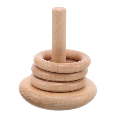 ibasenice Montessori Holz-ringwurfspiel aus Buchenholz für Junge Mädchen Jahr Motorikförderndes Stapelspielzeug mit Ständer Sicherer Eltern-Junge Mädchen Lernspaß Kognitives Familienspiel ibasenice Montessori Holz-ringwurfspiel aus Buchenholz für Junge Mädchen Jahr Motorikförderndes Stapelspielzeug mit Ständer Sicherer Eltern-Junge Mädchen Lernspaß Kognitives Familienspiel von ibasenice