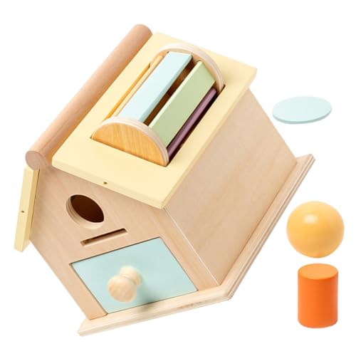 ibasenice Montessori Holzspielzeug Bunter Motorischer Ball und Münzbox für Kleinkinder Sensorisches Lernspielzeug mit Glatten Kanten Feinmotorik und Hand Auge Koordination ibasenice Montessori Holzspielzeug Bunter Motorischer Ball und Münzbox für Kleinkinder Sensorisches Lernspielzeug mit Glatten Kanten Feinmotorik und Hand Auge Koordination von ibasenice