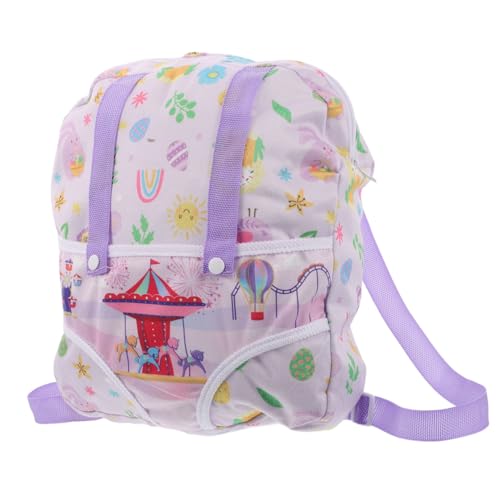 ibasenice Multifunktionaler Mini Rucksack Für Puppen Puppenrucksack Für Schulbedarf Und Puppenwagen Babypuppen Puppenhaus Zubehör von ibasenice