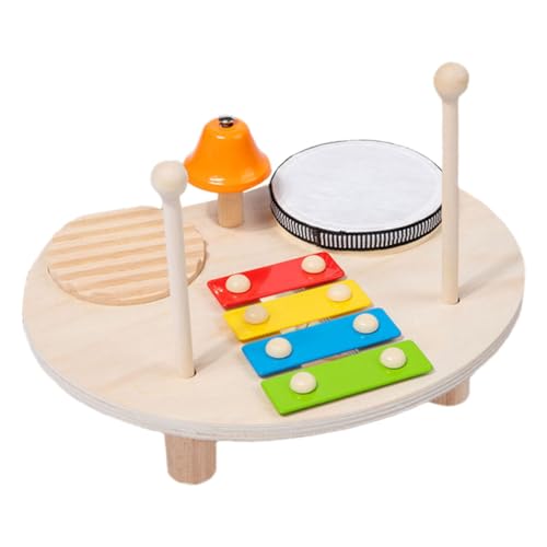 ibasenice Multifunktionales Schlaginstrument Holz-xylophon Lernspielzeug Musikspielzeug Aus Holz Spielzeug Für Lerninstrumente Percussion-Spielzeug Für Kinder Xylophon Für Kinder Hölzern von ibasenice