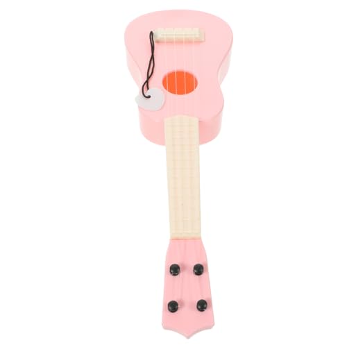 ibasenice Musikinstrument Für Ukulele Pink Lernspielzeug Für Frühkindliche Bildung Geeignet Für Kleine Musiker Inklusive Spielanleitung Und Akkordkarte von ibasenice