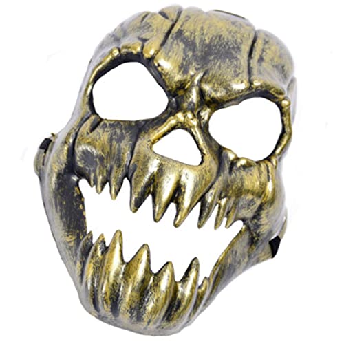 ibasenice Neuartige Kopfmasken Halloween Cosplay Requisiten Spukhaus Requisiten Halloween-geist Halloween-party-kostüm Gruselige Halloween-masken Beängstigender Tod Vampir Kleidung Glasur von ibasenice