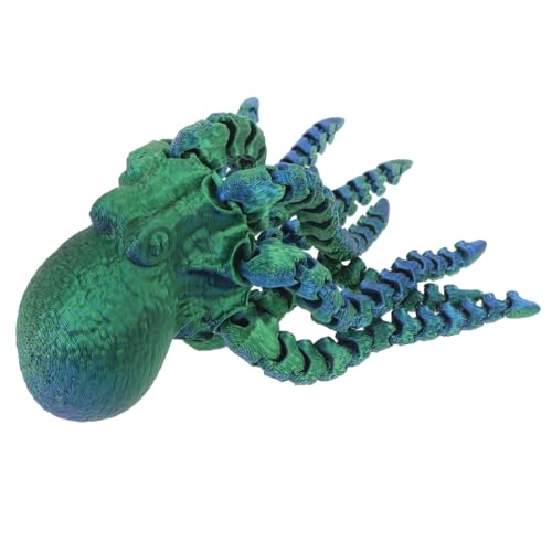 ibasenice Oktopus-Spielzeug Oktopus-Statue Oktopus-schreibtischdekoration Oktopus-actionfigur Oktopus-Modell Oktopus-dekor Zappeln Tiere Oktopus Wohnkultur Oktopus-skulptur Plastik Green von ibasenice