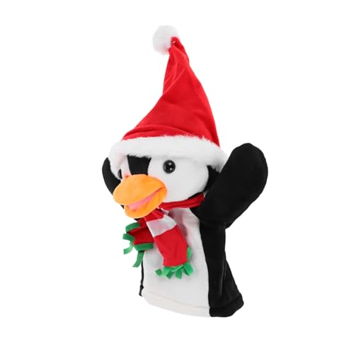 ibasenice Pinguin Handpuppe Spielzeug Spielzeug Tier Handpuppen Tier Charakter Puppen Schneemann Spielzeug Interaktive Handpuppen Puppen Spielen Tiere Puppentheater Tiere Tuch von ibasenice