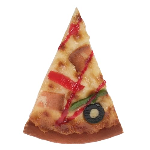 ibasenice Pizza-Modell Lebensechtes Essen Pizzaspielzeug Für Hunde Festivalprodukte Gefälschtes Essen Spielzeugpizza Lebensechte Pizza Fake-Food-Pizza Pizza Künstliche Pizza Plastik von ibasenice