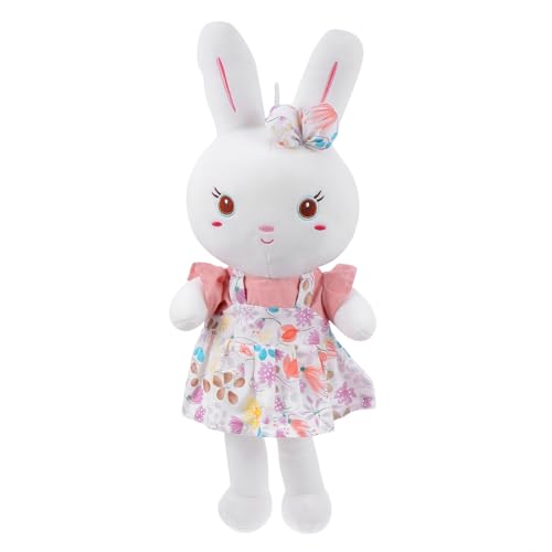 ibasenice Plüsch-Kaninchen-Puppe Kuscheltier Hasen Kuscheltier plüschhasen ostegeschenke Kinderzimmerdekoration Ostern Kaninchen Kaninchenpuppe Osterhase Plüschmaterial Rosa von ibasenice