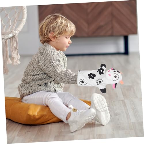 ibasenice Plüsch Kuh Handpuppe Weiche Bauernhof Tier Handpuppen für Kuscheltier Fingerpuppen Cartoon Tiere zum Erzählen Interaktives Rollenspiel für Vorschulkinder und Klassenzimmer ibasenice Plüsch Kuh Handpuppe Weiche Bauernhof Tier Handpuppen für Kuscheltier Fingerpuppen Cartoon Tiere zum Erzählen Interaktives Rollenspiel für Vorschulkinder und Klassenzimmer von ibasenice