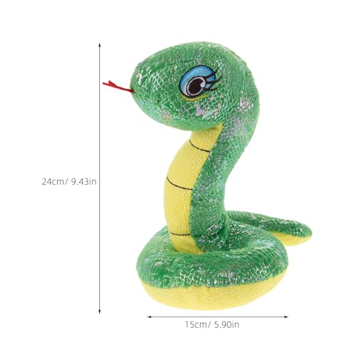 ibasenice Plüsch Schlange Kuscheltier Realistisch Grün Jahr der Schlange Maskottchen Dekorativ Gruselig Stofftier für Neujahrsfest Party Geschenk ibasenice Plüsch Schlange Kuscheltier Realistisch Grün Jahr der Schlange Maskottchen Dekorativ Gruselig Stofftier für Neujahrsfest Party Geschenk von ibasenice