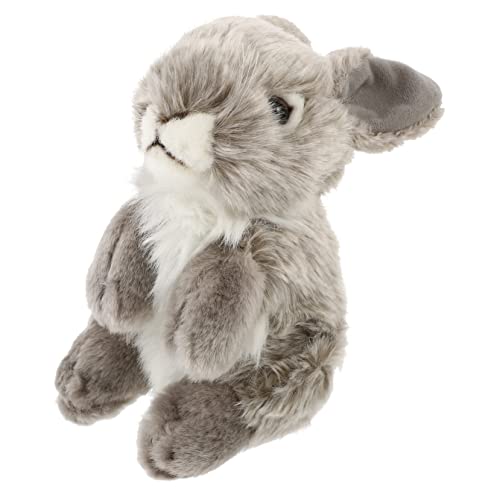 ibasenice Plüschhase hasenpuppe hasenkuscheltiere für Ostern Cuddly Bunny pucktuch Puppen für Mädchen Babys Puppen Stoffhase Kaninchenpuppe Mädchen Spielzeug PP Baumwolle Grey von ibasenice