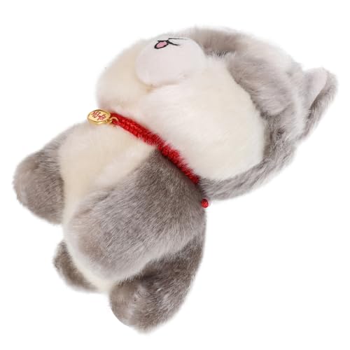 ibasenice Plüschtier Puppen kinderpuppe Soft Toy für Erwachsene Animal Figures Hund Stofftiere Hundespielzeug süße Kuscheltiere Kinderplüschspielzeug PP Baumwolle Orange von ibasenice