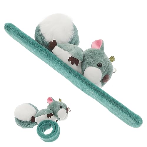 ibasenice Pop-Kreis-Armband für kinderspielzeug Tierhandgelenkband fun toy Tier-Zubehör kawaii Schlüsselanhänger Geburtstagsparty- Slap-Band- Plüsch Green von ibasenice