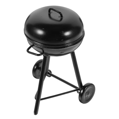 ibasenice Puppenhaus Miniatur Grill BBQ Modell Realistischer Küchen Grill Für Puppenhaus Mini BBQ Grill Rack Zubehör Für Kreative Spielwelten Ideal Für Ab 3 Jahren von ibasenice