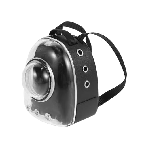 ibasenice Puppenhaus Miniatur Haustier Rucksack mit Raumdesign Realistisches Mini Katzenzubehör Tragbarer Kleiner Katzenrucksack für Sammler und Transparent Schwarz ibasenice Puppenhaus Miniatur Haustier Rucksack mit Raumdesign Realistisches Mini Katzenzubehör Tragbarer Kleiner Katzenrucksack für Sammler und Transparent Schwarz von ibasenice