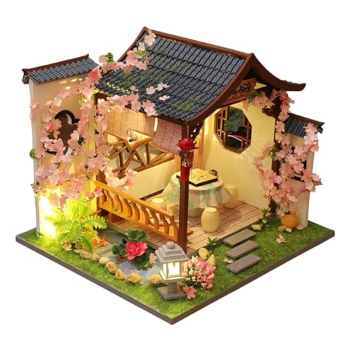 ibasenice Puppenhaus-Modell led Strip Ecken Home Decor pädagogisches Miniature Decoration hausdeko verschleißfestes Mini- Haushaltshaus-Kit Wohnkultur Kunststoff Colorful von ibasenice