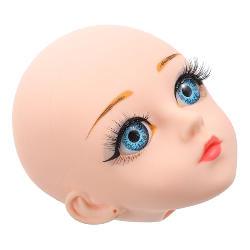 ibasenice Puppenkopf Vinyl Modellkopf zum Basteln Kleine Puppen DIY Handbemalt Detailreich Individuell Gestaltbar ibasenice Puppenkopf Vinyl Modellkopf zum Basteln Kleine Puppen DIY Handbemalt Detailreich Individuell Gestaltbar von ibasenice