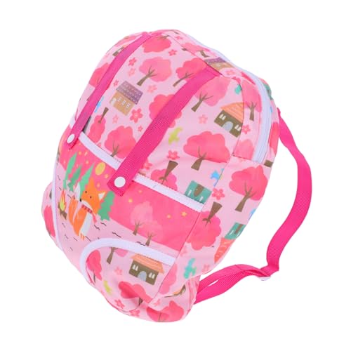 ibasenice Puppenrucksack Mädchen Laufstall Schautasche Puppenkleidung Puppen Puppenaufbewahrung Puppen Plüschpuppen Tierpuppen Prinzessinnenpuppen Puppentasche Puppen Polyester von ibasenice