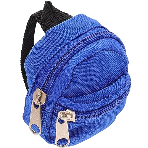 ibasenice Mini-Schulranzen-Ornament Aus Polyester Wunderschöne Miniatur-Rucksack-puppendekoration Tragbar Robust Für Jungen Und Mädchen von ibasenice