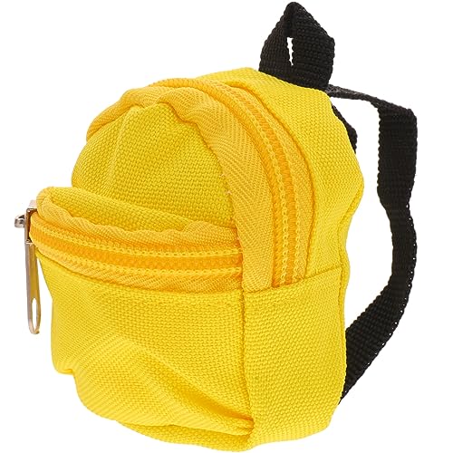 ibasenice Puppenrucksack Mini-Schultasche Aus Polyester Dekorativer Mini-Rucksack Spielzeug Kleiner Rucksack Für Puppen Stilvolles Ankleidezubehör Für Puppen von ibasenice