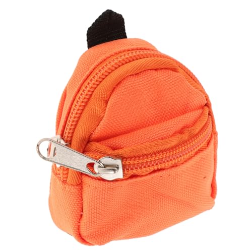 ibasenice Puppenrucksack Mini Rucksack Modell Puppenhaus Dekoration süße Puppentasche Puppen-Klassenzimmer-Spielset Schulranzen Spielzeug Mini-Rucksack-Modell Mini-Hausrucksacktaschen Stoff von ibasenice