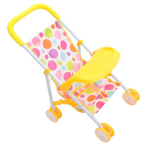 ibasenice Kinderwagenspielzeug Für Babys Kinderspielzeug Puppenwagen Für Simulationsspielzeug Für Ädchen Mit Zubehör Ideal Für Rollenspiele Doll Stroller Für Puppen Und Spielzeugautos von ibasenice