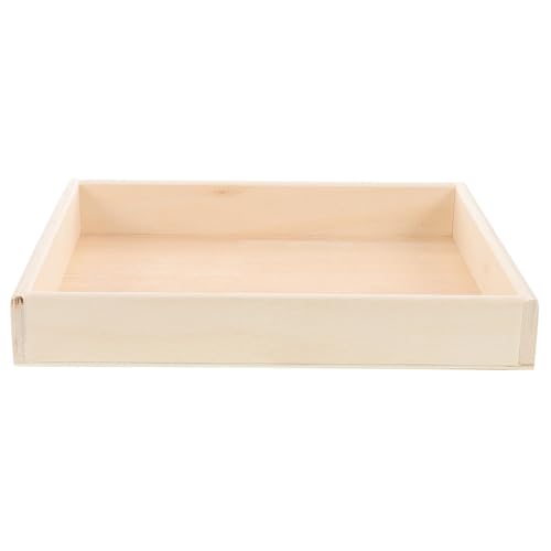 ibasenice Puzzle-tablett Puzzle-organisatoren Tabletts Für Puzzlespielzeug Sortiertabletts Für Flache Puzzle Serviertablett Aus Holz Puzzle-stapeltabletts Holztabletts Hölzern Beige von ibasenice