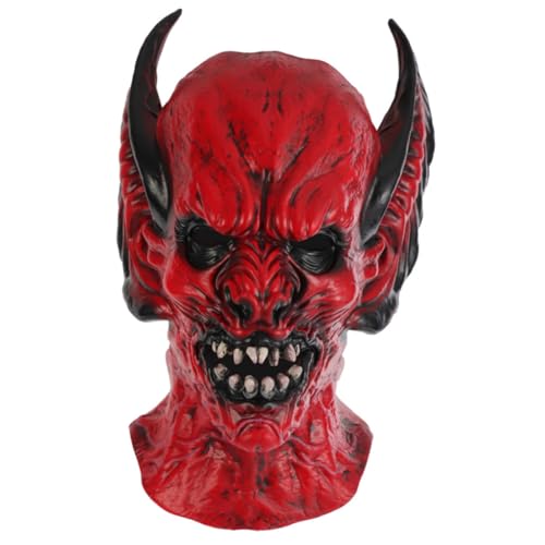 ibasenice Rave Maskeradekostüm Mantel Volles Kostüm Halloween-maskenverzierung Masken Cosplay Skelett Maskenparty Halloween- Nachtmaske Festival Gruseliges Halloween Led-maske Emulsion von ibasenice