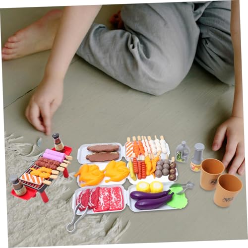 ibasenice Realistisches BBQ Grill Spielset Playhouse Toy mit Vielfältigen Zubehör Teilen Fördert Kreativität und Nachahmungsspiel Geeignet für Rollenspiele und Kindliche Entwicklung ibasenice Realistisches BBQ Grill Spielset Playhouse Toy mit Vielfältigen Zubehör Teilen Fördert Kreativität und Nachahmungsspiel Geeignet für Rollenspiele und Kindliche Entwicklung von ibasenice