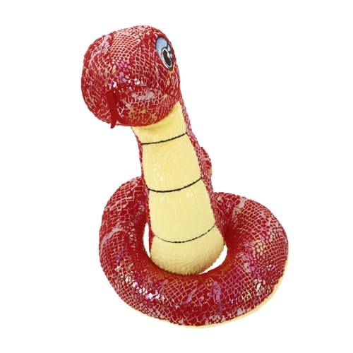 ibasenice Realistisches Plüschschlangen Rotes Kuscheliges Simulationstier Jahr der Schlange Maskottchen als Halloween Deko und Partyspaß ibasenice Realistisches Plüschschlangen Rotes Kuscheliges Simulationstier Jahr der Schlange Maskottchen als Halloween Deko und Partyspaß von ibasenice