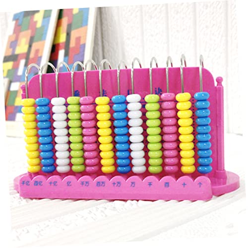 ibasenice Reihiger für Kunststoff Rechenrahmen mit Chinesischen Ziffern Abgerundete Perlen Leichtes Lernspielzeug für Matheunterricht Fördert Rechenfähigkeit und Gehirnentwicklung ibasenice Reihiger für Kunststoff Rechenrahmen mit Chinesischen Ziffern Abgerundete Perlen Leichtes Lernspielzeug für Matheunterricht Fördert Rechenfähigkeit und Gehirnentwicklung von ibasenice