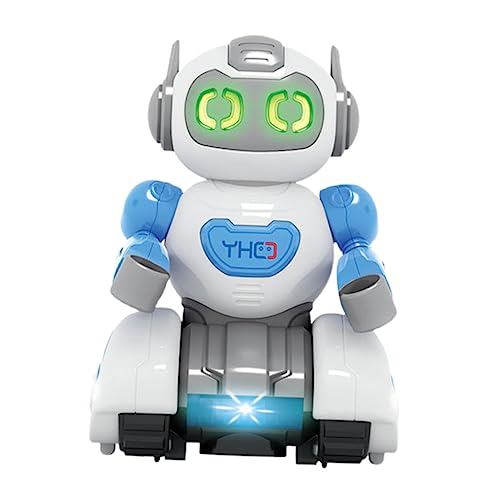 ibasenice Roboter Raumschiff Puppe Junge Auto Robots for kinderrobotor Spielgefährte Robot Robotic robotik Amusement Toys kinderknallzeug Plastik Weiß von ibasenice