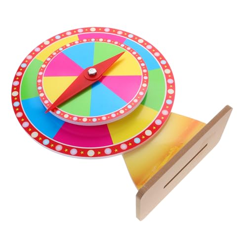 ibasenice Roulette-Spiel interaktives Spielzeug glücksspiel rotierendes Gewinnrad - -Rad Party-Preisrad Karneval dreht Rad Rad Partyzubehör Plattenspieler PVC von ibasenice