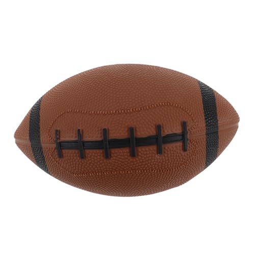 ibasenice -Rugby Aufblasbarer Fußball Sicherheitsfußball American-Football- Kindergeburtstag fußball Farbenfrohes Fußballspielzeug für Kinderball PVC Light Brown von ibasenice