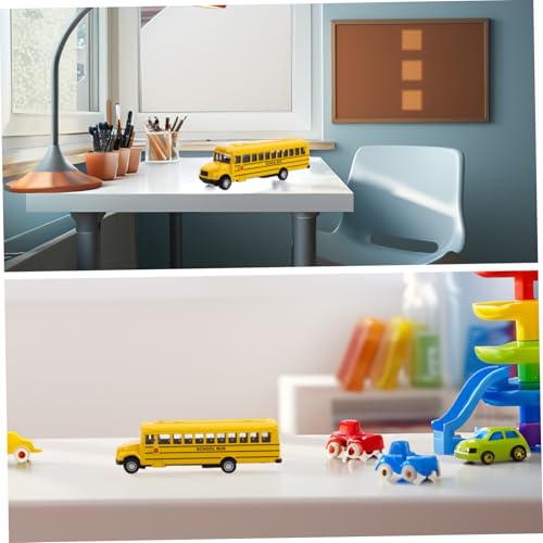 ibasenice Schulbus Gelb Friktionsantrieb Realistisches Modellauto Jungen Mädchen Interaktives Lernspielzeug Spielzeugauto Bus für Rollenspiel ibasenice Schulbus Gelb Friktionsantrieb Realistisches Modellauto Jungen Mädchen Interaktives Lernspielzeug Spielzeugauto Bus für Rollenspiel von ibasenice