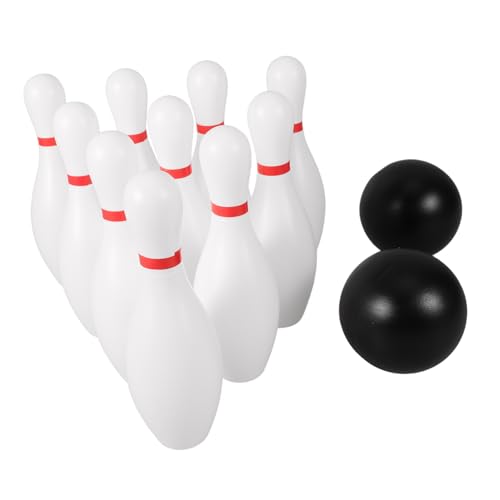 ibasenice Set Mit 6 Bunten Bowlingkugeln Aus Robustem Kunststoff Ideal Für Drinnen Und Draußen Sicheres Bowling Für Fördert Geschicklichkeit Und Teamgeist von ibasenice