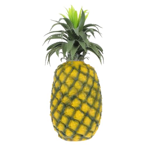 ibasenice Simulierte Ananas Safthähne Künstliche Früchte Ananas Ananas Schrankdekoration Entsprungen Brauwasserhähne Charme Perlen Mesh-saft Staubabscheider Für Marmormaschinen Plastik von ibasenice