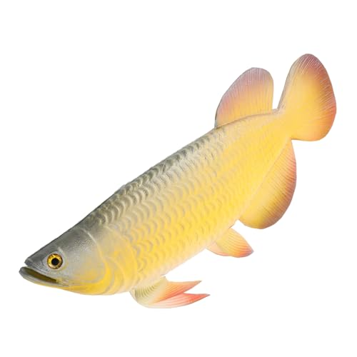 ibasenice Simuliertes Arowana Künstlicher Fisch Aquariumdekorationen Fischfiguren Kleiner Fisch Simulierte Tiermodelle Künstliche Dekorationen Künstliche Fischmodelle Fischrepliken Plastik von ibasenice