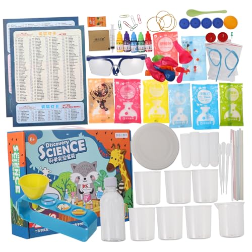 ibasenice Spielzeug für wissenschaftliche Experimente Wissenschaftskoffer für Kinder Wissenschaftliches Spielzeug Chemistry Set for schmikenset Kinder Lernspielzeug für Kinder Abs von ibasenice