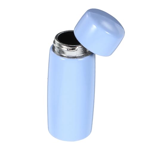 ibasenice Spielzeug-thermoskanne Thermobecher Büro-wasserflasche Sportwasserflasche Flaschenspielzeug Kleine Trinkflasche Kinder Dekor Mini-wasserbecher Wasser Trinkflasche Sky-Blue Metall von ibasenice