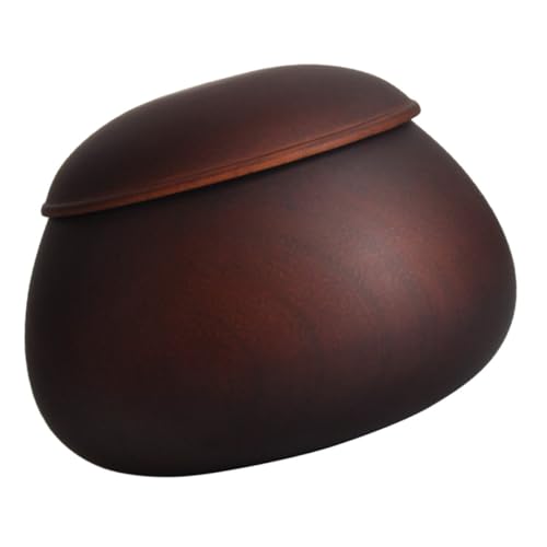 ibasenice Stücke Jujube Wood Go Glas Bowlen gehen professionelle Go-Bowl Schachsteine Langlebige Schachfiguren Go-Schach-Container aus Holz von ibasenice