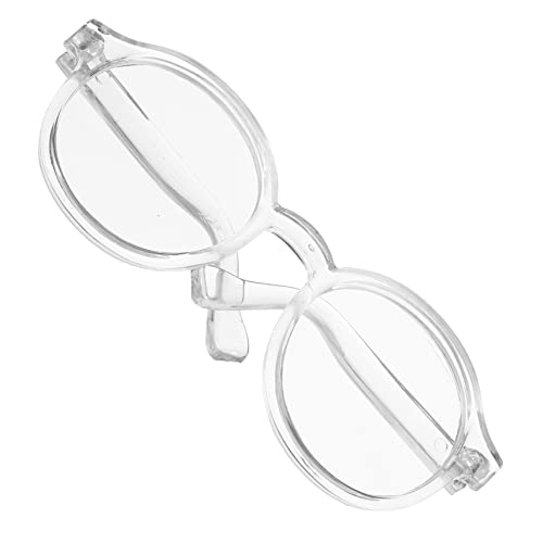 ibasenice Stylische Puppenbrille Aus Praktisches Accessoire Für Puppen Transparente Gläser Für Kreatives Ankleiden Und Dekoration Von Puppen von ibasenice