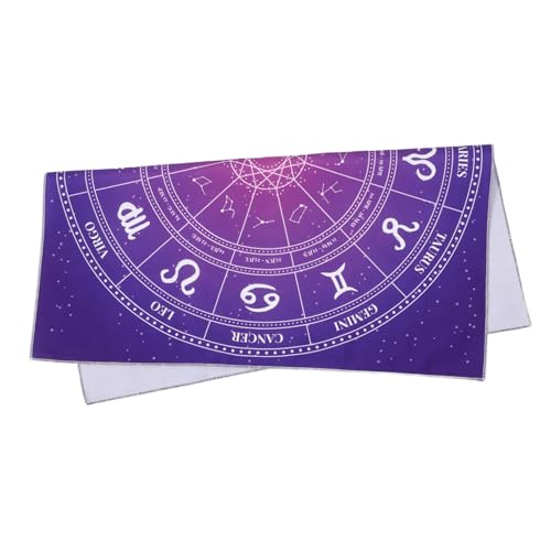 ibasenice Tarot-Tischdecke Weissagung Tischtuch Wicca-Zubehör und Werkzeuge Altar-Tarot-Kartentuch Tarot Tischdecke Astrologie Tischdecke Tarot-Matte Tischdecke für Astrologie Polyester von ibasenice