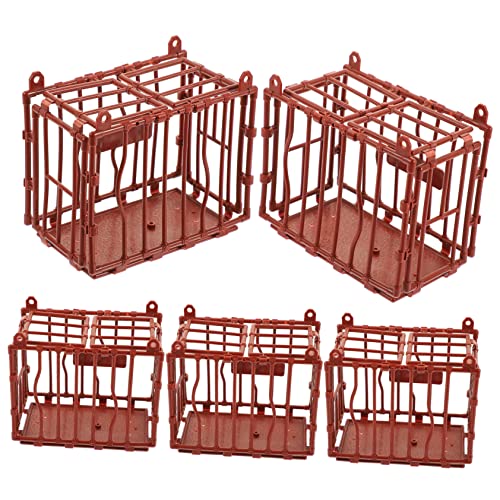 ibasenice Kleiner Tierkäfig Modell 5 Stück Miniaturkäfig Aus Kunststoff Dekoratives Haustier Zubehör Kompakt Und Leicht Für Puppenhaus Und Selbstgemacht Bastelprojekte ibasenice Kleiner Tierkäfig Modell 5 Stück Miniaturkäfig Aus Kunststoff Dekoratives Haustier Zubehör Kompakt Und Leicht Für Puppenhaus Und Selbstgemacht Bastelprojekte von ibasenice